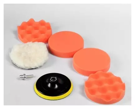 Набор кругов для полировки кузова Torso, 125 мм, 7 предметов