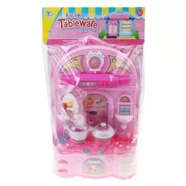 Набор кухонной мебели с посудой