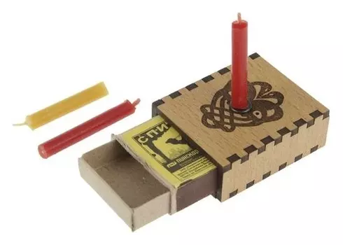 Набор ларец желаний "Гармонизатор отношений" со свечками, 5,2х4,5х2 см