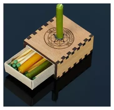 Набор Ларец желаний со свечками Увеличение прибыли 5,2х4,5х2 см