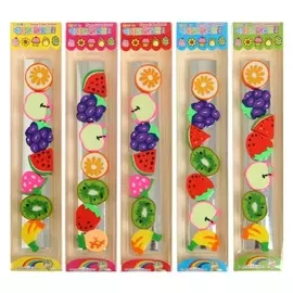 Набор ластиков фигурных, 7 штук "Фрукты/ягоды"