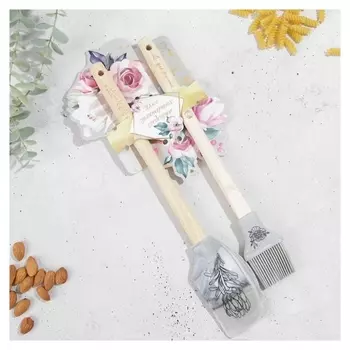 Набор лопаток из силикона «Белая ночь»