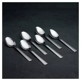 Набор ложек столовых доляна «Нуа», 20,2 см, 6 шт