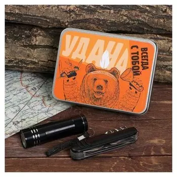 Набор "Лучший охотник", мультитул, фонарь