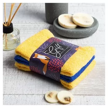Набор махровых полотенец Gift Only For You 30х30 см - 3 шт, 340 г/м2, 100% хл