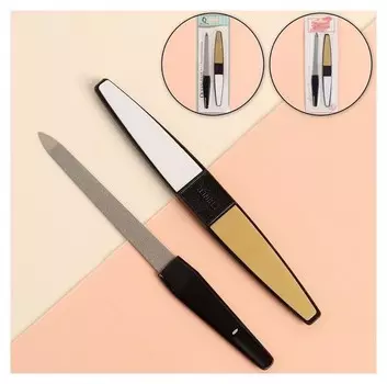 Набор маникюрный, 2 предмета, цвет разноцветный