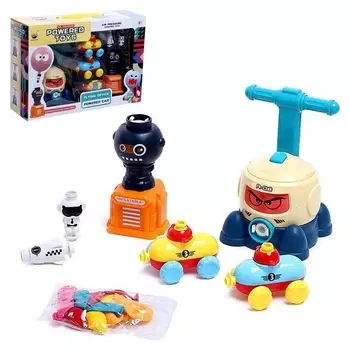 Набор машинок на воздушном шаре Balloon Car, с станцией запуска