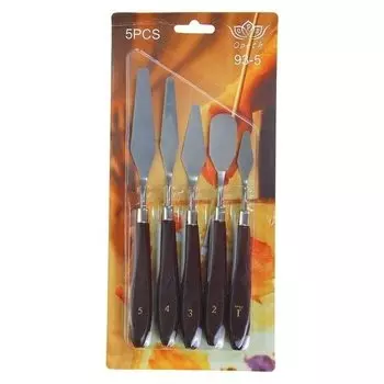 Набор мастихинов для художника, 5 предметов