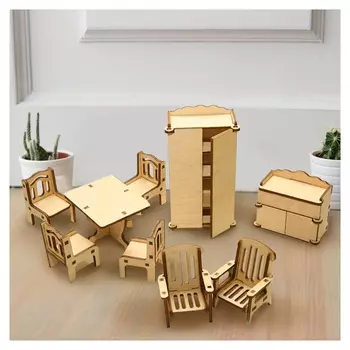 Набор мебели для кукол Гостиная