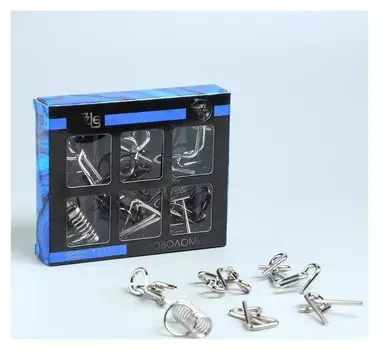 Набор металлических головоломок 6 шт. №1