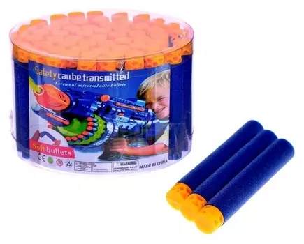 Набор мягких пуль с наконечником, 60 штук