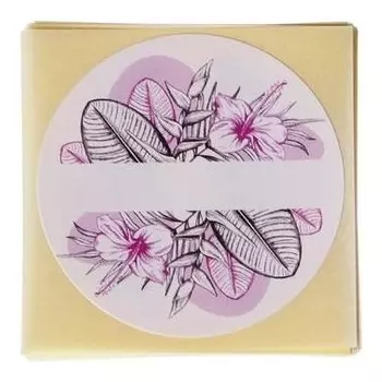 Набор наклеек для бизнеса «Цветы», 50 шт, 4 × 4 см