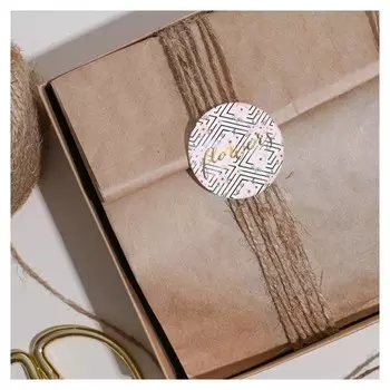 Набор наклеек Flowers, 4 × 4 см, 50 шт