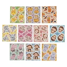 Набор наклеек "Весёлые картинки" для детского сада