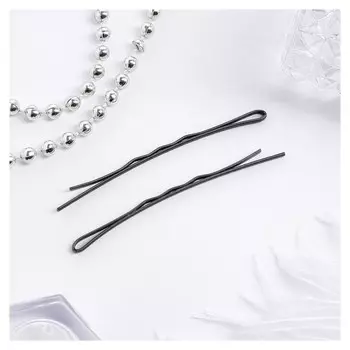 Набор невидимок для волос Цвет черный