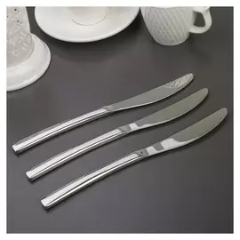 Набор ножей столовых доляна «Майя», 23 см, 3 шт