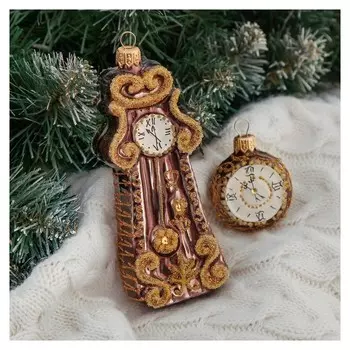Набор ёлочных игрушек "Часы"