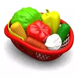 Набор "Овощи" (10 предметов в лукошке)