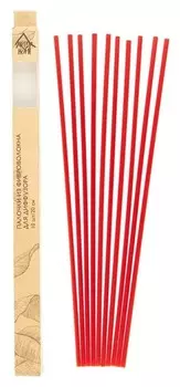 Набор палочек для диффузоров, красные, 10 шт, 20см. АР 100-072