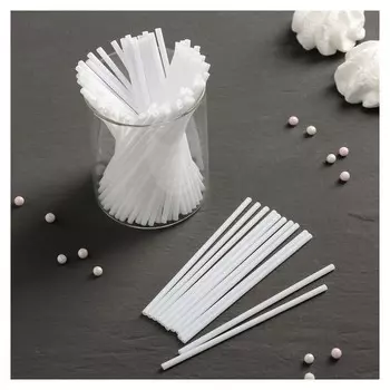 Набор палочек-дюбелей для кондитерских изделий 80 шт, длина 10 см