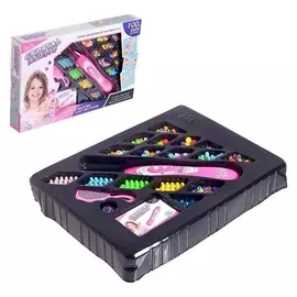 Набор парикмахера с аксессуарами для волос + аппарат для плетения