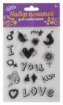 Набор печатей для эмбоссинга №31