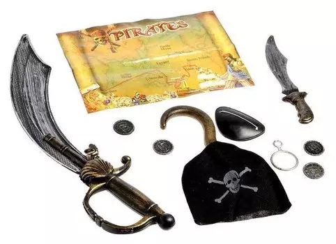 Набор пирата «Капитан крюк», 10 предметов