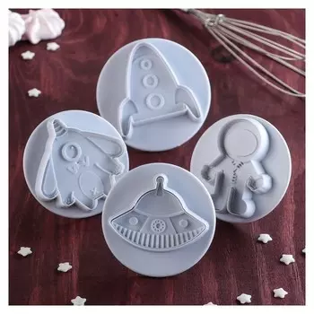 Набор плунжеров кондитерских "НЛО", 4 шт