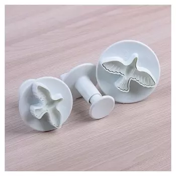 Набор плунжеров кондитерских "Птица", 3 шт.