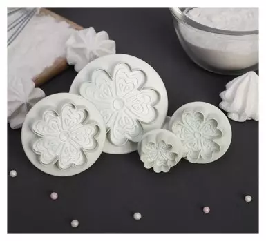 Набор плунжеров кондитерских "Забава", 4 шт