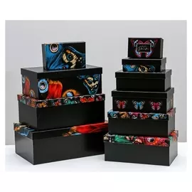 Набор подарочных коробок 10 в 1 «Бабочки», 12 × 7 × 4 - 32.5 × 20 × 12.5 см