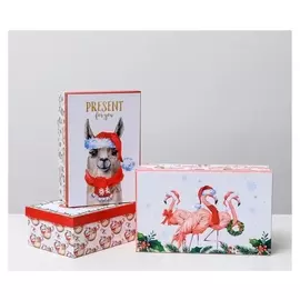 Набор подарочных коробок 3 в 1 «Персонажи», 32,5 х 20 х 12,5 - 26 х 17 х 10 см