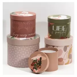 Набор подарочных коробок 5 в 1 Girl, 13 × 13,5‒19.5 × 23 см