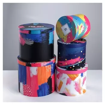 Набор подарочных коробок 5 в 1 «Мазки», 13 × 14‒19.5 × 22 см