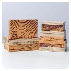 Набор подарочных коробок 5 в 1 «Тому, кто может всё», 22 х 14 х 8,5 - 32,5 х 20 х 12,5 см