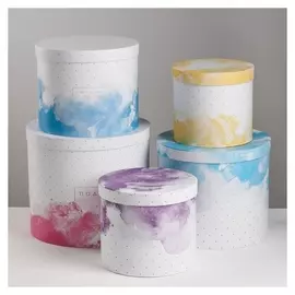 Набор подарочных коробок 5 в 1 «Воздух», 13 × 14‒19.5 × 22 см