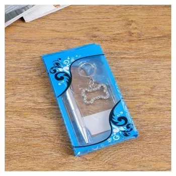 Набор подарочный 2в1 (Ручка, брелок со стразами)