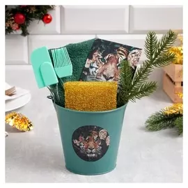 Набор подарочный кухонный «Новый год: тигр»