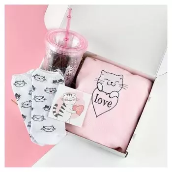 Набор подарочный "Love" плед и акс