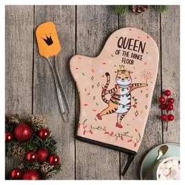 Набор подарочный Party варежка-прихватка, лопатка силикон