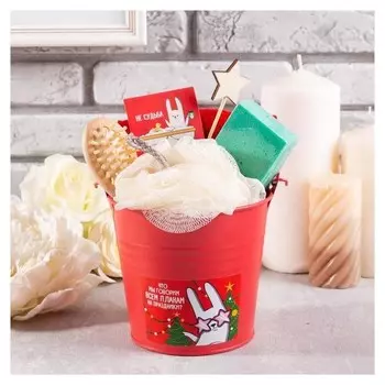 Набор подарочный полотенце и аксессуары С Новым Годом!