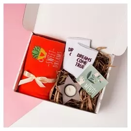 Набор подарочный "Вдохновение" плед и акс