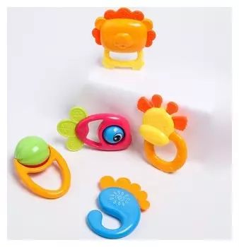 Набор погремушек 5 штук от 3 месяцев
