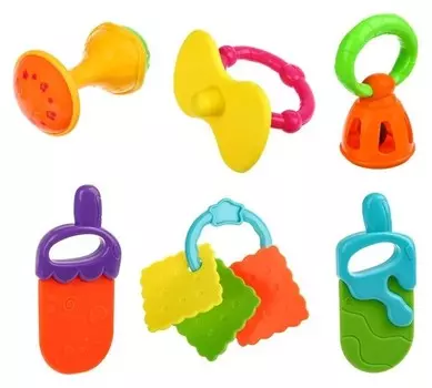 Набор погремушек "Для малыша № 3" 6 шт