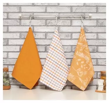 Набор полотенец этель Gold Rye 40х60 см - 3 шт., 100% хл