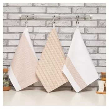 Набор полотенец этель Lines 40х60 см - 3 шт., 100% хл