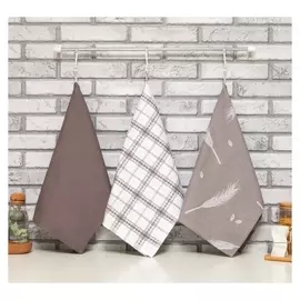 Набор полотенец этель "Пшеница" 40х60 см - 3 шт., 100% хл