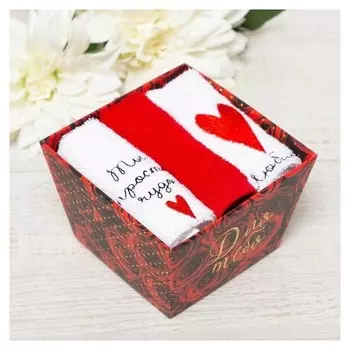 Набор полотенец "Ты просто чудо" 30х30 см-3 шт, 100% хлопок 340 г/м2