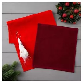 Набор полотенец "Волшебник" Вафля 35х60 см, махра 30х30 см + игрушка