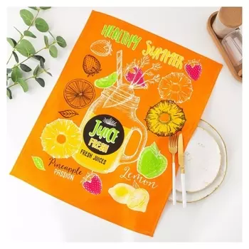 Набор полотенец в пакете фреш 45х60 см, 3 шт, вафля, 160 гр/м2, хлопок 100%